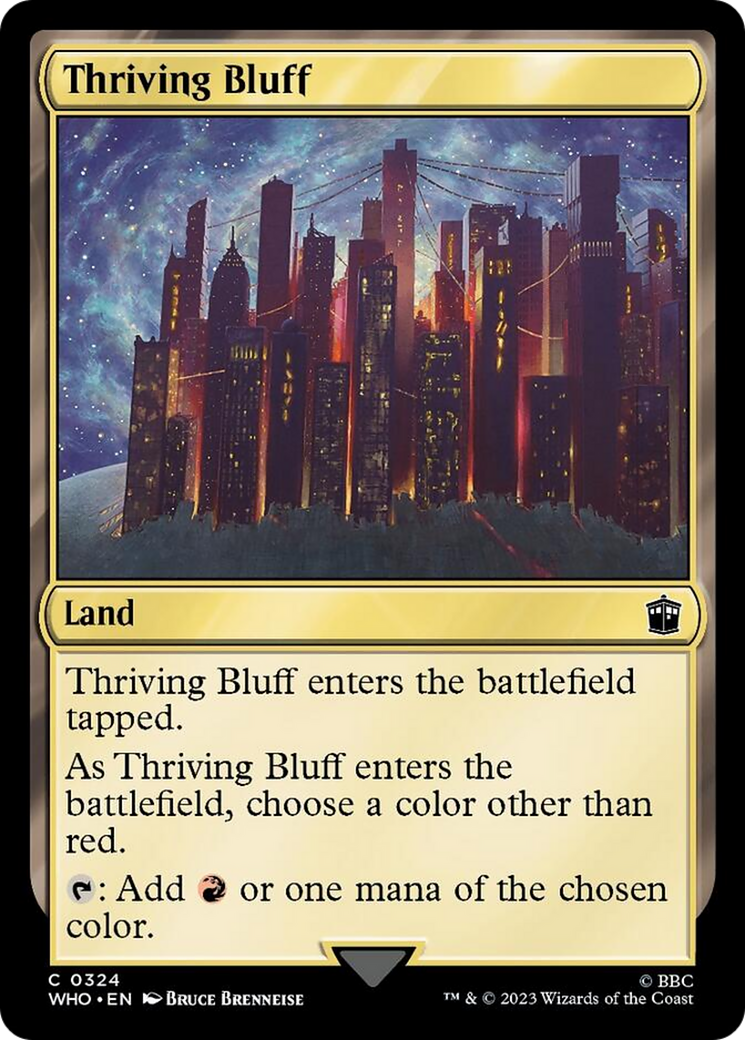 Thriving Bluff [Doctor Who] | Boutique FDB TCG