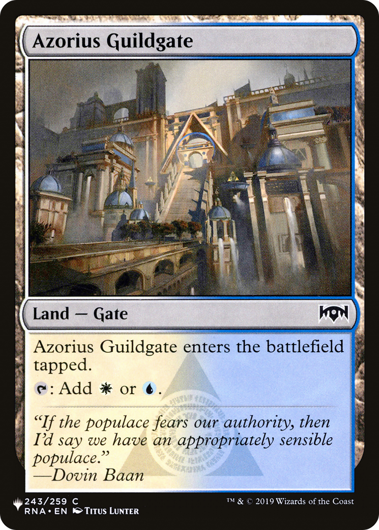 Azorius Guildgate [The List] | Boutique FDB TCG