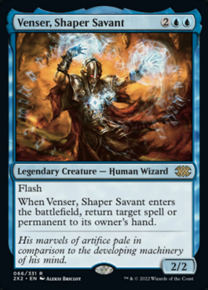 Venser, Shaper Savant [Double Masters 2022] | Boutique FDB TCG