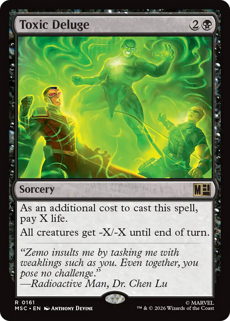 Toxic Deluge [Marvel Super Heroes Commander] | Boutique FDB TCG