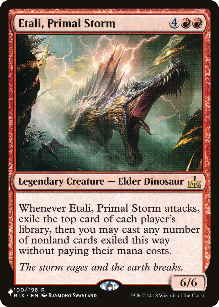 Etali, Primal Storm [The List] | Boutique FDB TCG