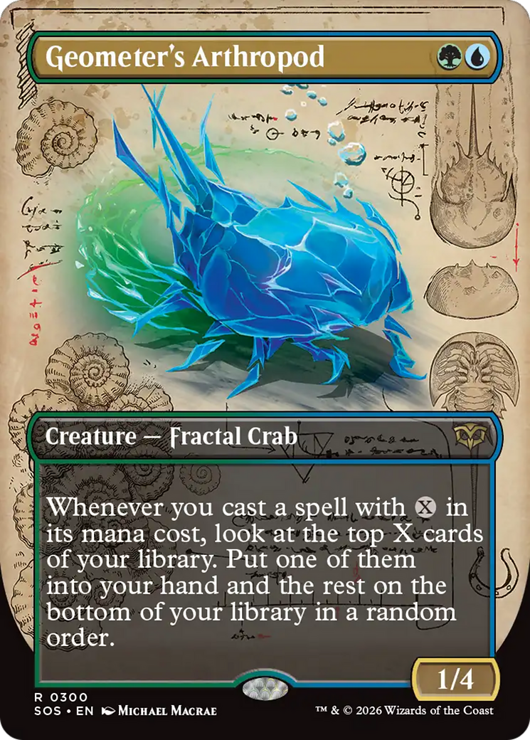 Geometer's Arthropod (Borderless) [Secrets of Strixhaven] | Boutique FDB TCG