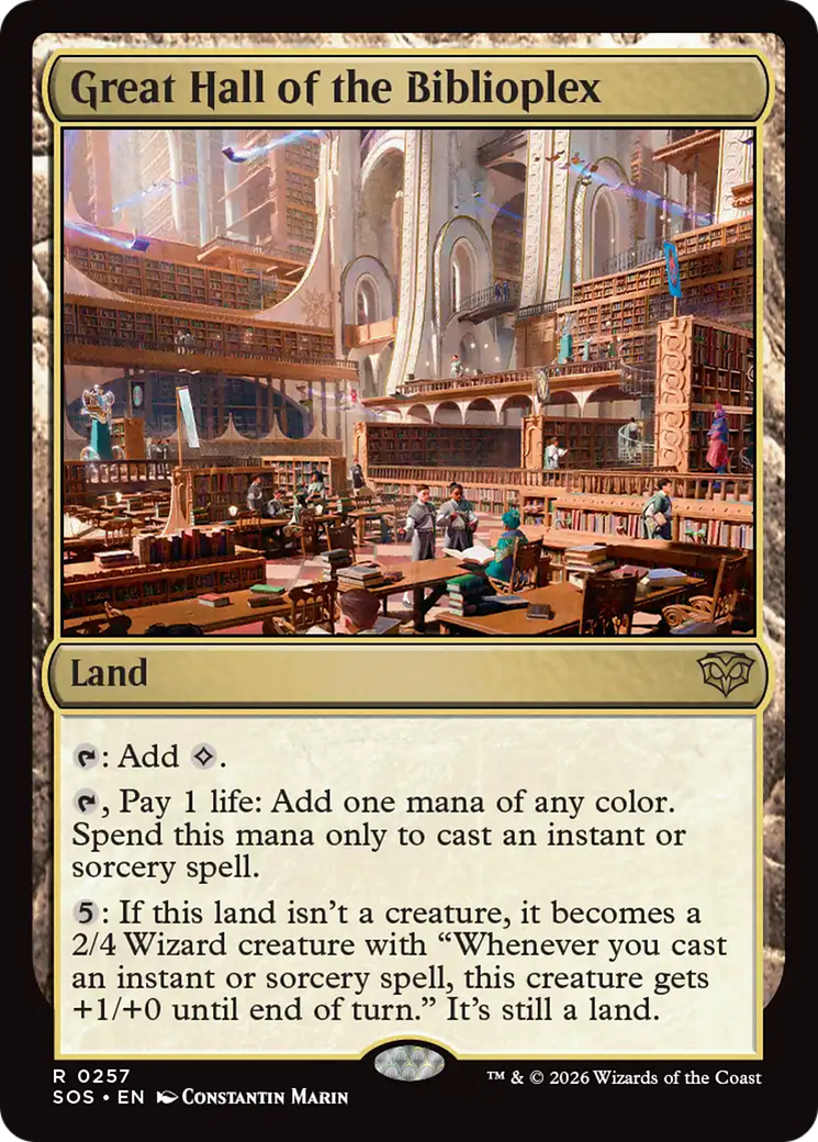 Great Hall of the Biblioplex [Secrets of Strixhaven] | Boutique FDB TCG