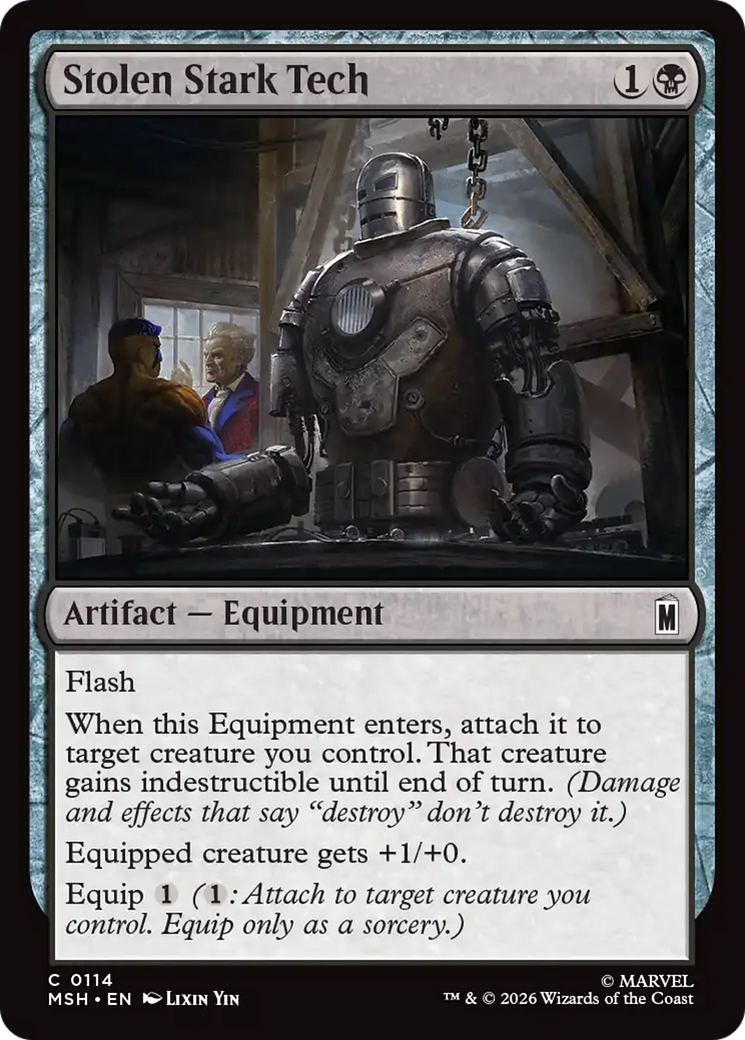 Stolen Stark Tech [Marvel Super Heroes] | Boutique FDB TCG
