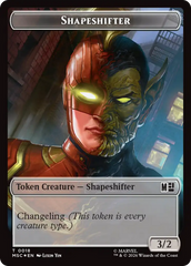 Shapeshifter (018) // Villain (025) Double-Sided Token (Surge Foil) [Marvel Super Heroes Commander Tokens] | Boutique FDB TCG