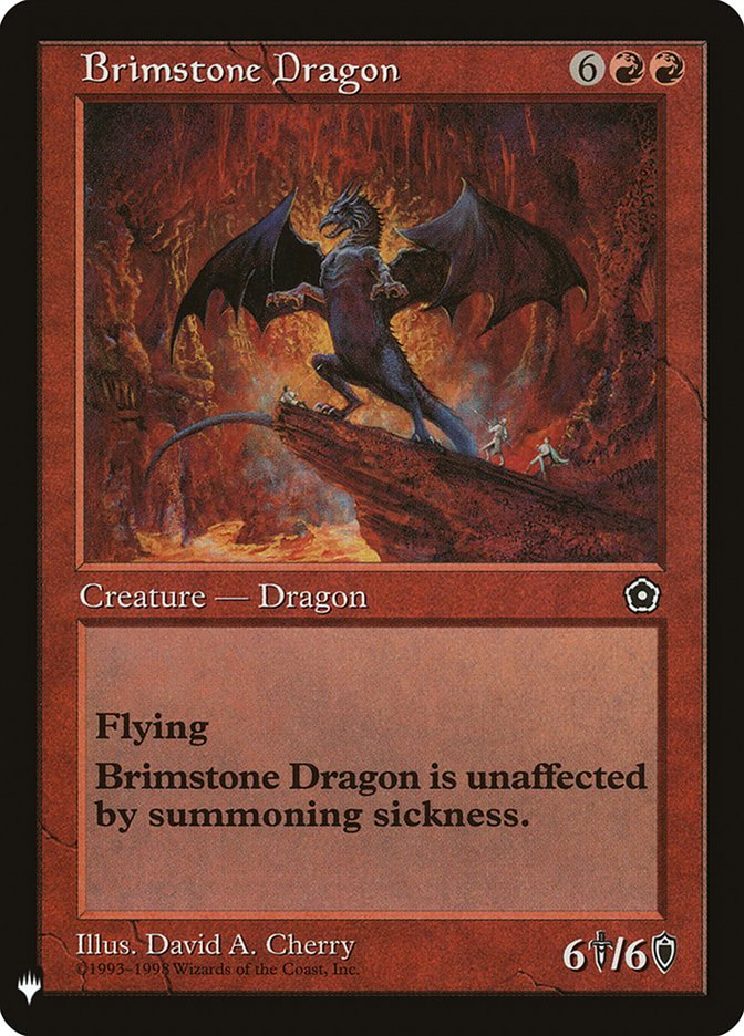 Brimstone Dragon [Mystery Booster] | Boutique FDB TCG