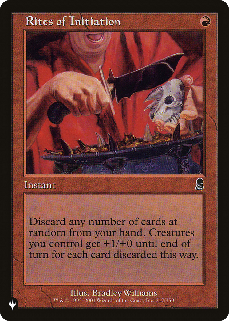 Rites of Initiation [The List] | Boutique FDB TCG