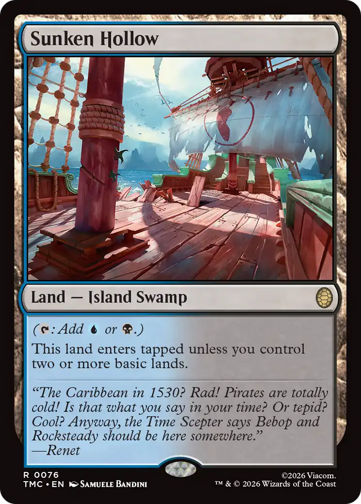 Sunken Hollow [Teenage Mutant Ninja Turtles Commander] | Boutique FDB TCG