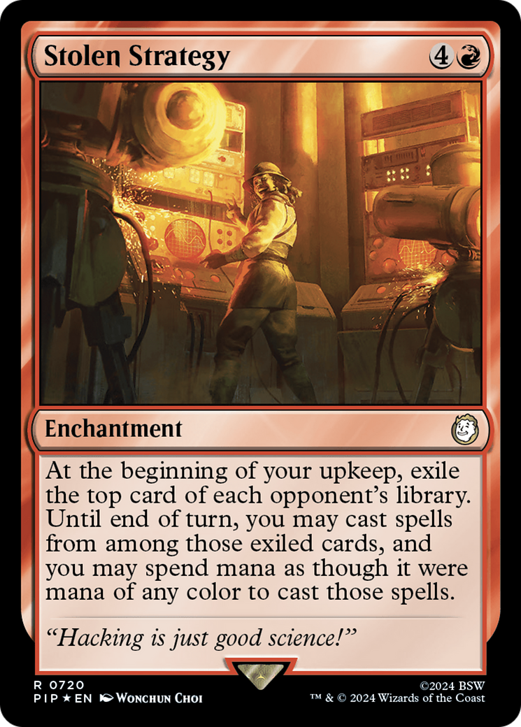 Stolen Strategy (Surge Foil) [Fallout] | Boutique FDB TCG
