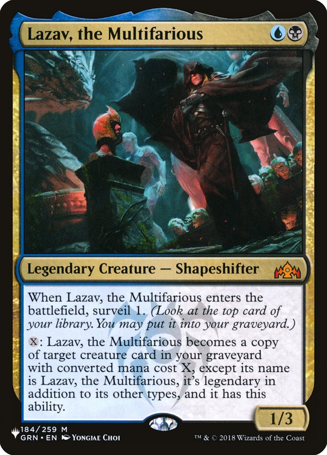 Lazav, the Multifarious [The List] | Boutique FDB TCG