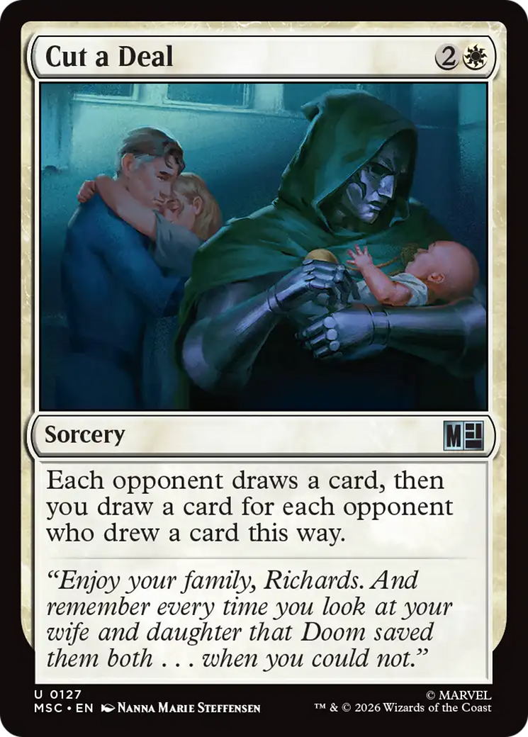 Cut a Deal (Surge Foil) [Marvel Super Heroes Commander] | Boutique FDB TCG
