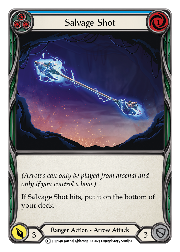 Salvage Shot (Blue) [1HP248] (History Pack 1) | Boutique FDB TCG