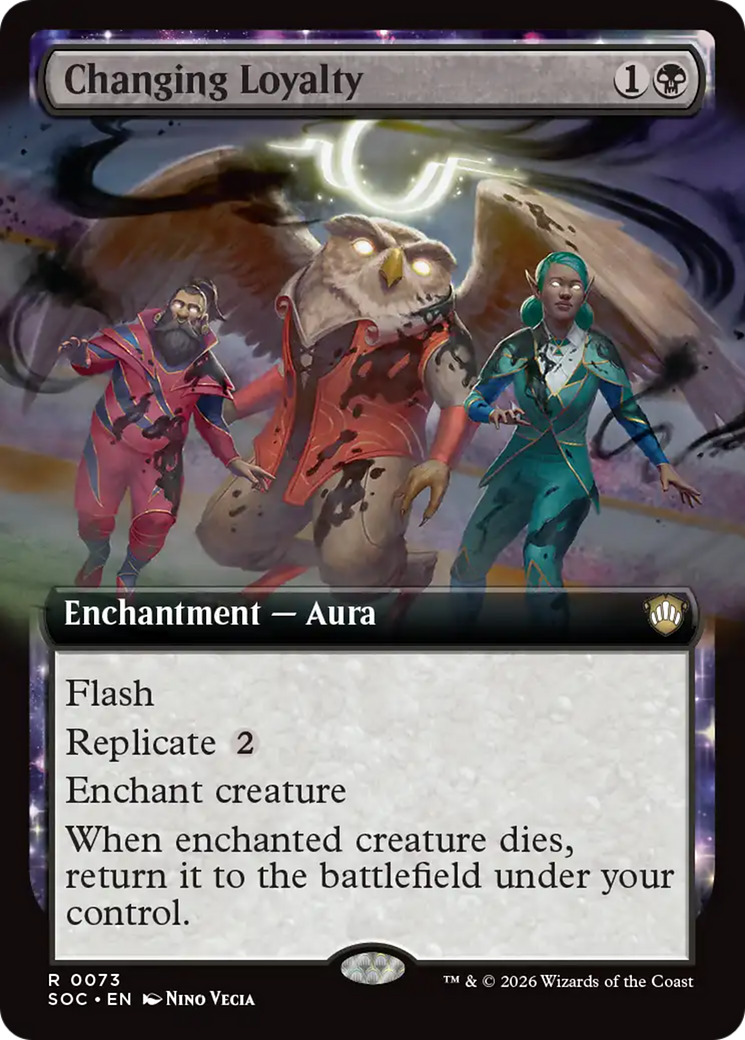 Changing Loyalty (Extended Art) [Secrets of Strixhaven Commander] | Boutique FDB TCG