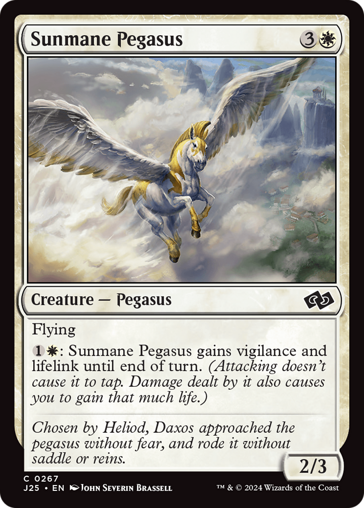 Sunmane Pegasus [Foundations Jumpstart] | Boutique FDB TCG