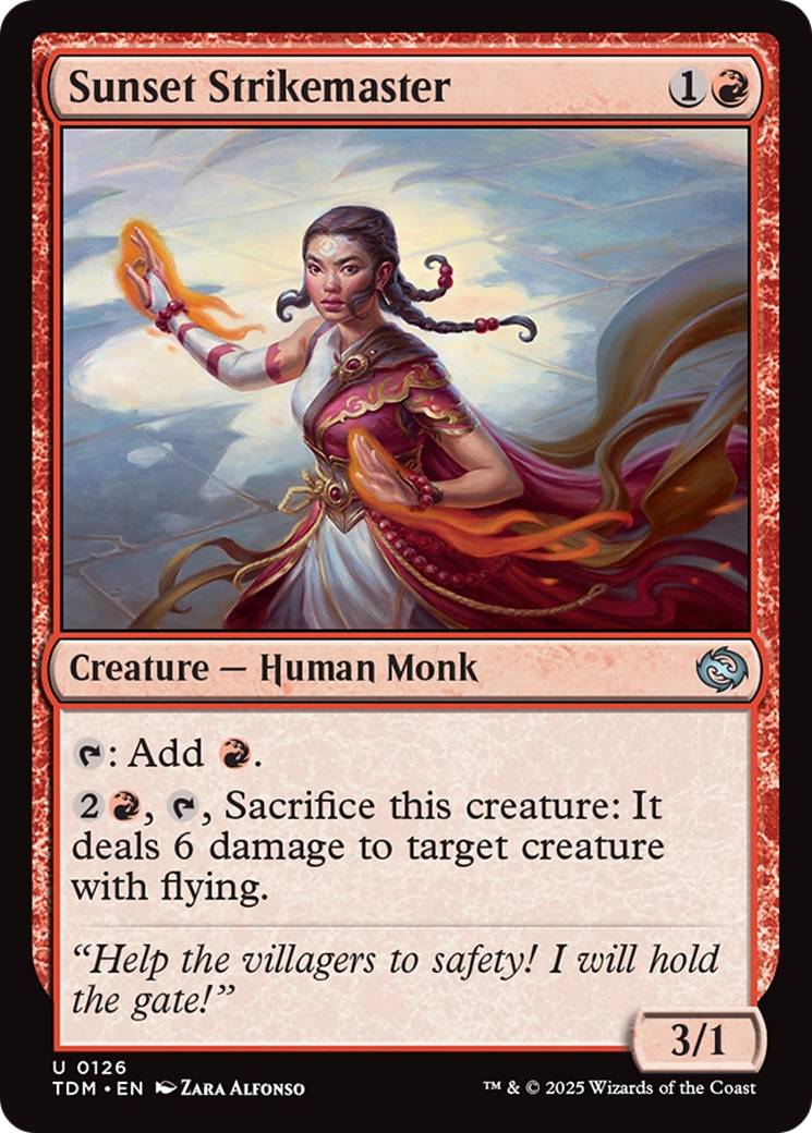 Sunset Strikemaster [Tarkir: Dragonstorm] | Boutique FDB TCG
