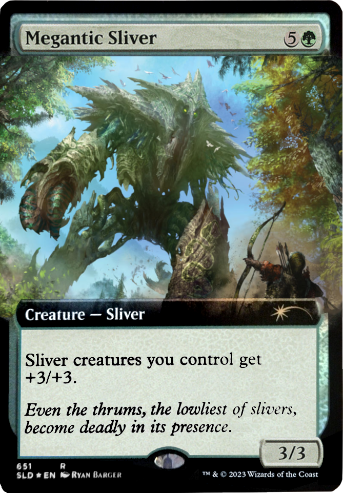 Megantic Sliver (Extended Art) [Secret Lair Drop Promos] | Boutique FDB TCG