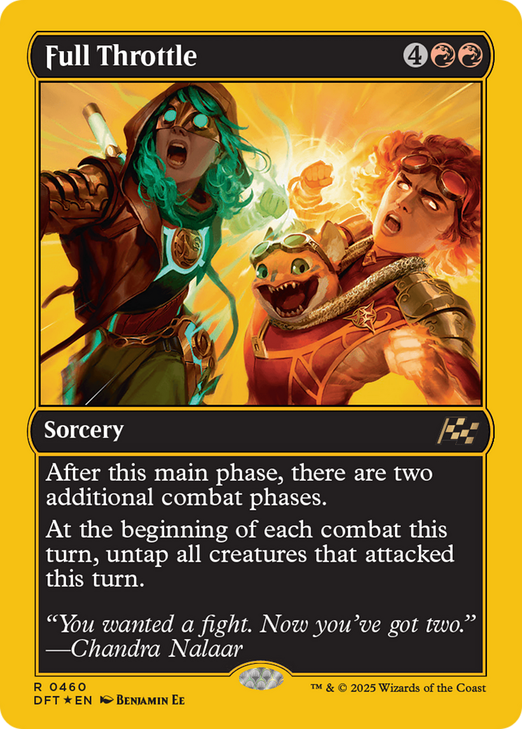 Full Throttle (First-Place Foil) [Aetherdrift] | Boutique FDB TCG