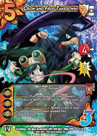 Crow and Frog Takedown [Series 1 Ultra Pack] | Boutique FDB TCG