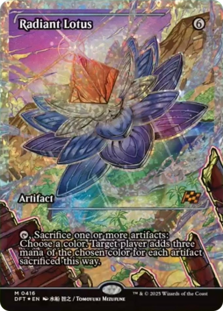 Radiant Lotus (Showcase) (Fracture Foil) [Aetherdrift] | Boutique FDB TCG