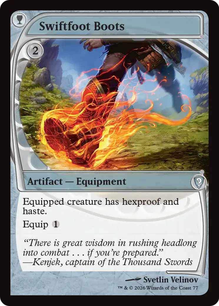 Swiftfoot Boots (Future Sight) [Mystery Booster: Commander Edition] | Boutique FDB TCG
