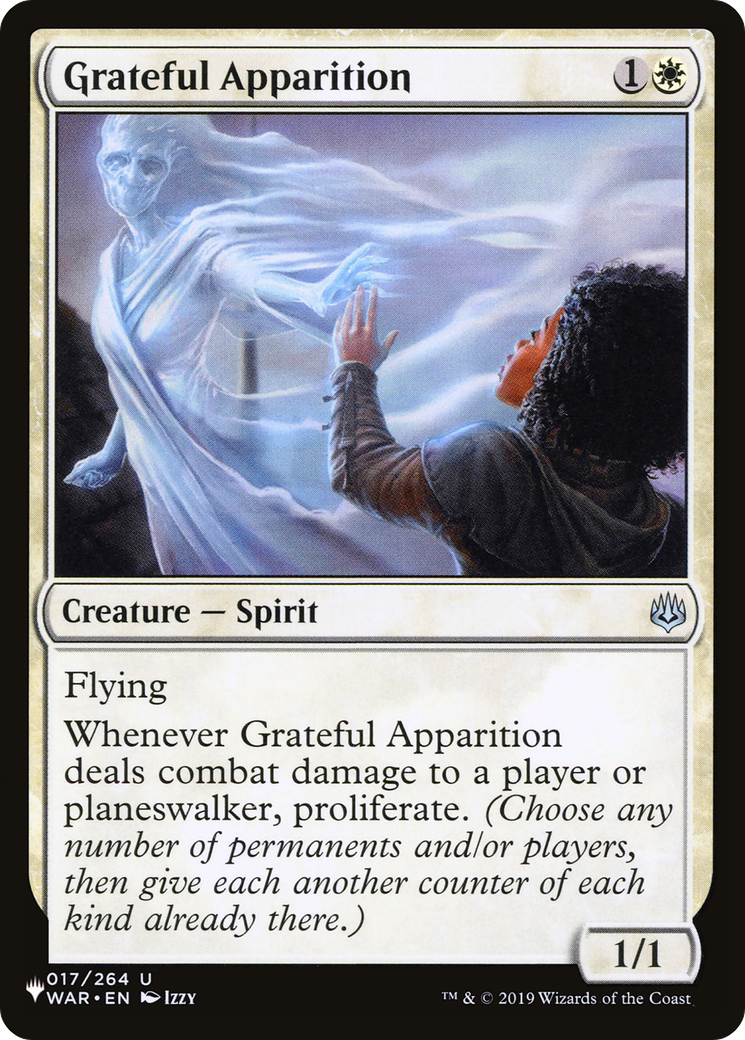 Grateful Apparition [The List Reprints] | Boutique FDB TCG