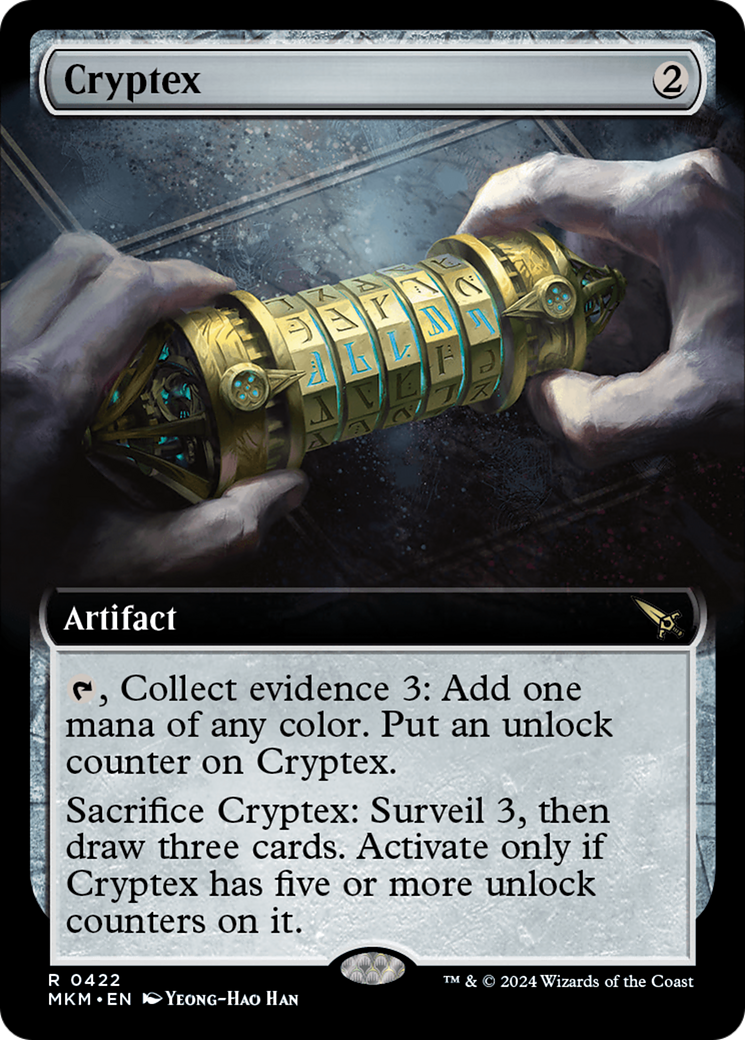 Cryptex (Extended Art) [Murders at Karlov Manor] | Boutique FDB TCG