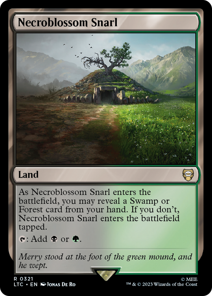 Necroblossom Snarl [The Lord of the Rings: Tales of Middle-Earth Commander] | Boutique FDB TCG