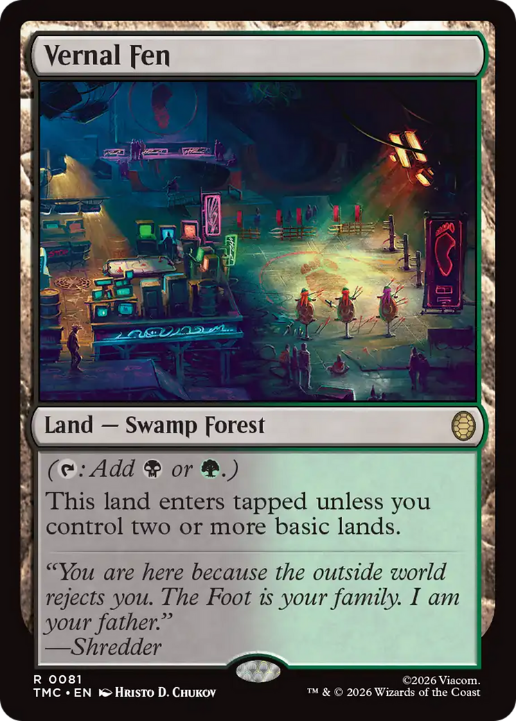 Vernal Fen [Teenage Mutant Ninja Turtles Commander] | Boutique FDB TCG