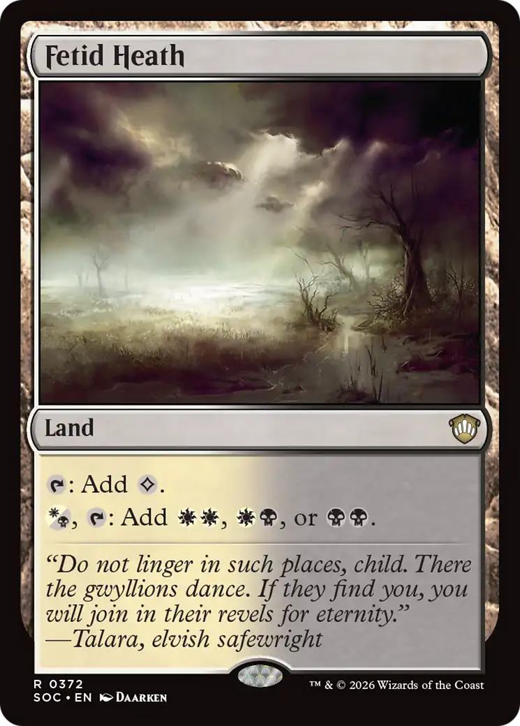 Fetid Heath [Secrets of Strixhaven Commander] | Boutique FDB TCG