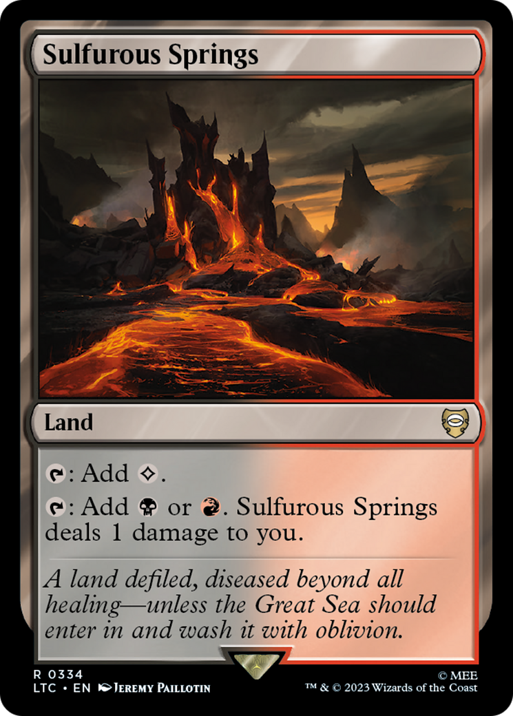 Sulfurous Springs [The Lord of the Rings: Tales of Middle-Earth Commander] | Boutique FDB TCG