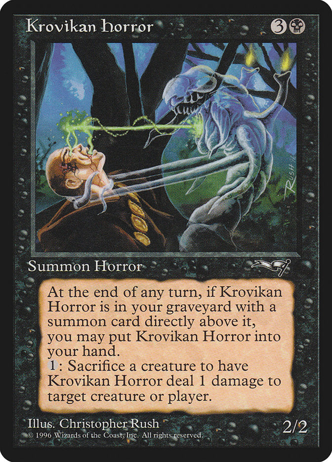 Krovikan Horror [Alliances] | Boutique FDB TCG