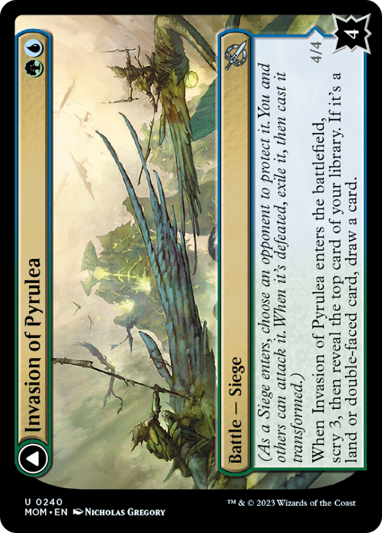 Invasion of Pyrulea // Gargantuan Slabhorn [March of the Machine] | Boutique FDB TCG