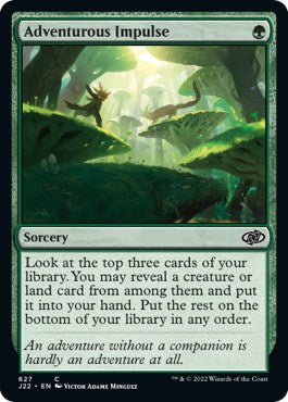 Adventurous Impulse [Jumpstart 2022] | Boutique FDB TCG