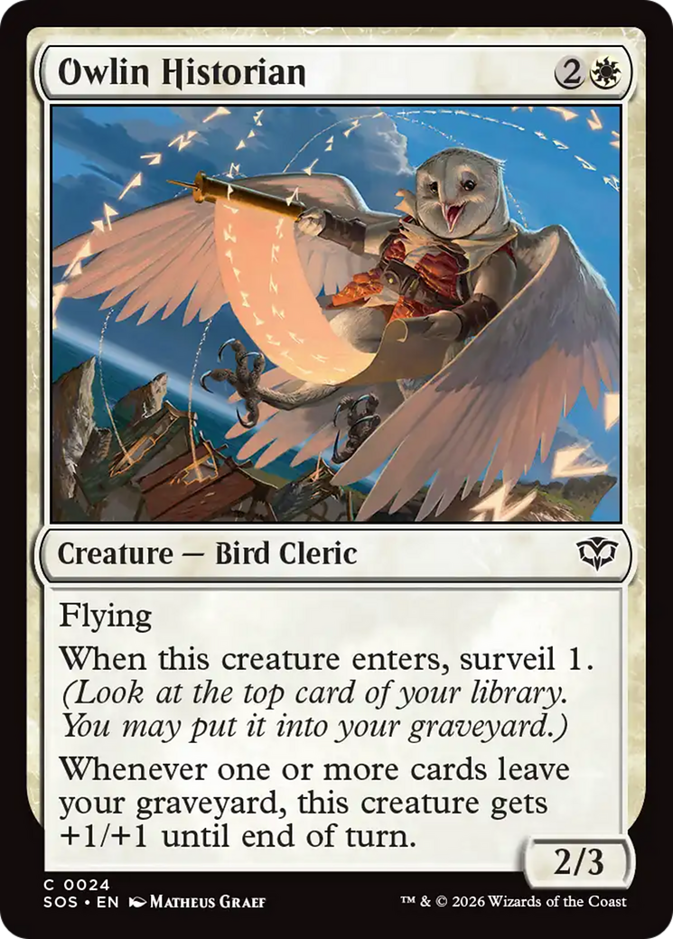 Owlin Historian [Secrets of Strixhaven] | Boutique FDB TCG