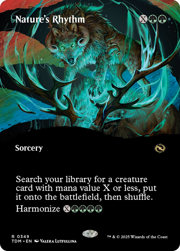 Nature's Rhythm (Borderless) [Tarkir: Dragonstorm] | Boutique FDB TCG