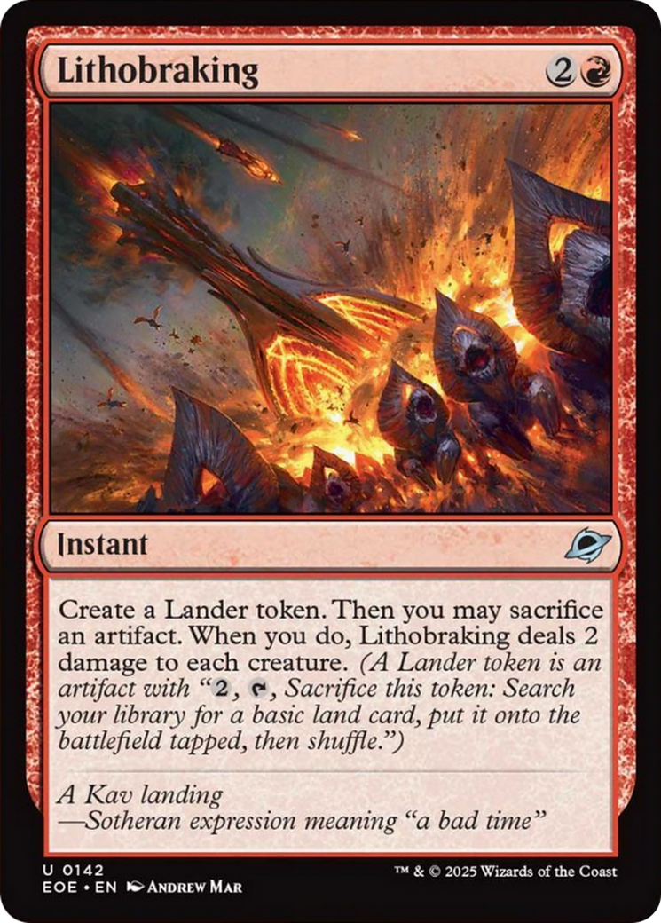 Lithobraking [Edge of Eternities] | Boutique FDB TCG