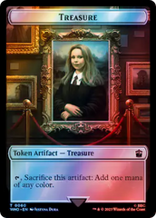 Warrior // Treasure (0060) Double-Sided Token (Surge Foil) [Doctor Who Tokens] | Boutique FDB TCG