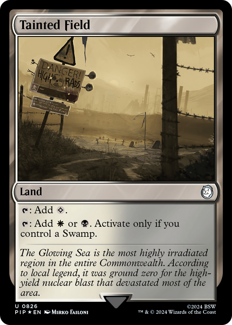 Tainted Field (Surge Foil) [Fallout] | Boutique FDB TCG