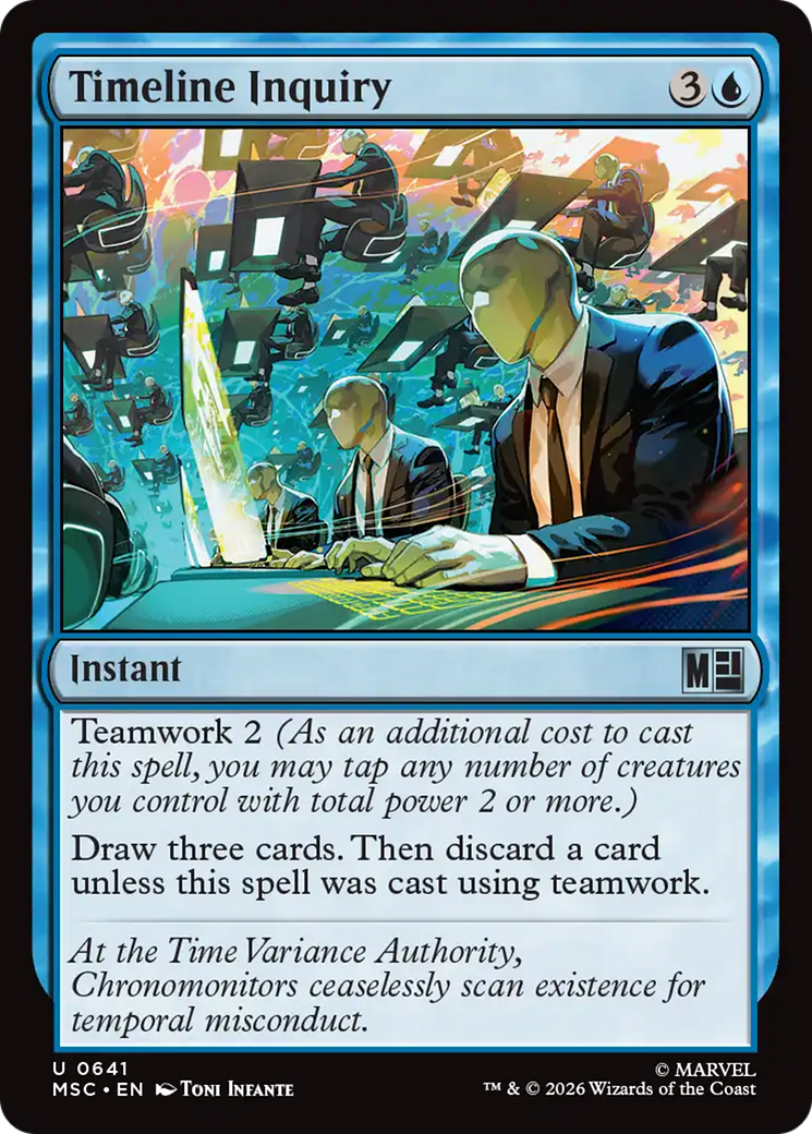 Timeline Inquiry [Marvel Super Heroes Commander] | Boutique FDB TCG