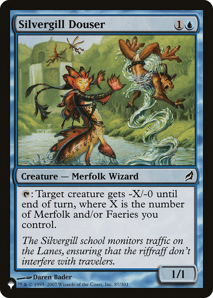 Silvergill Douser [The List] | Boutique FDB TCG