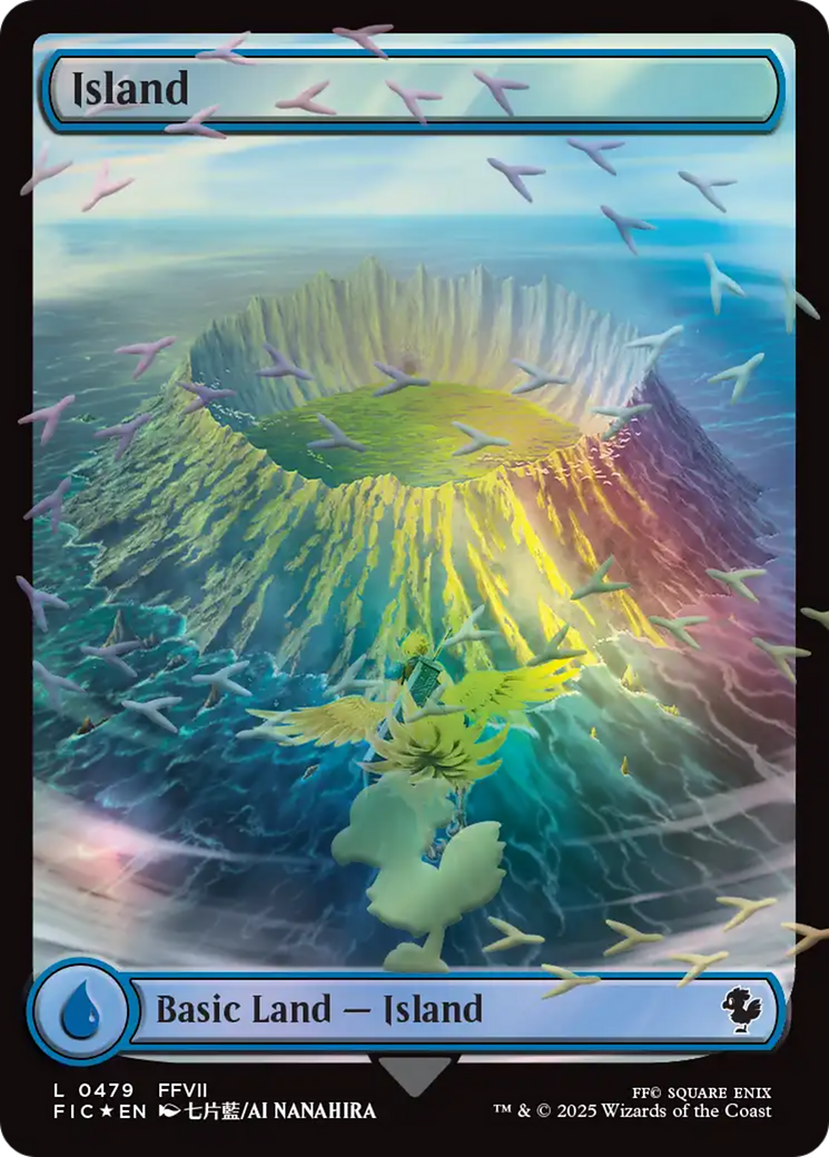 Island (Chocobo Track Foil) [FINAL FANTASY Commander] | Boutique FDB TCG