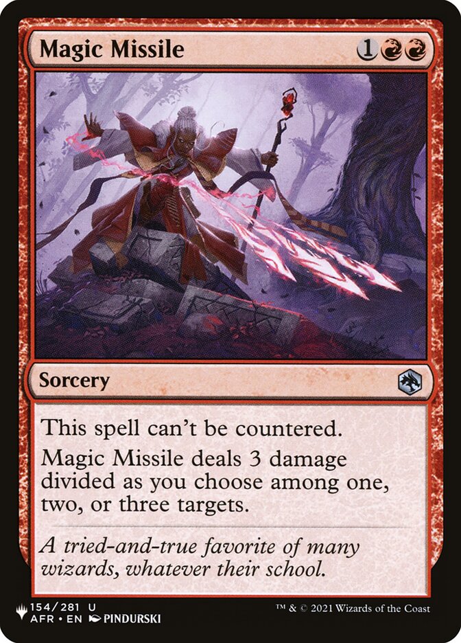 Magic Missile [The List] | Boutique FDB TCG