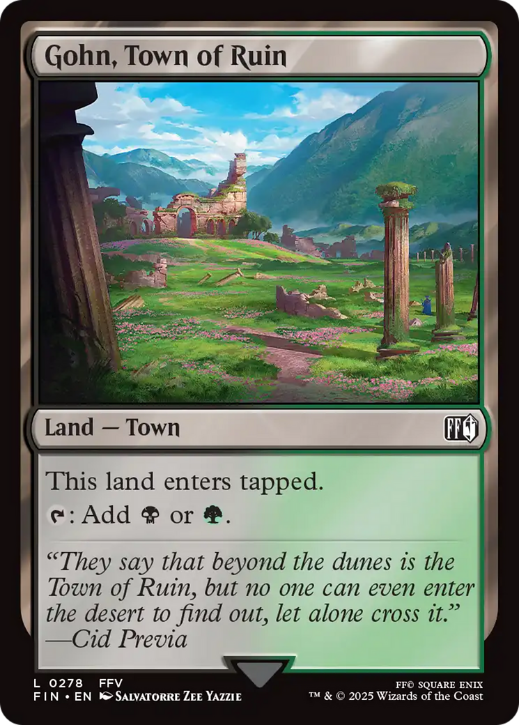 Gohn, Town of Ruin [FINAL FANTASY] | Boutique FDB TCG