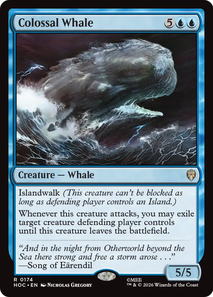 Colossal Whale [The Hobbit: Eternal-Legal] | Boutique FDB TCG