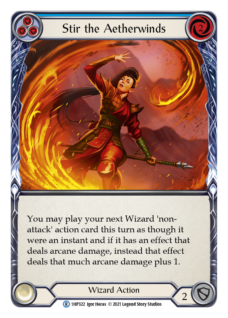 Stir the Aetherwinds (Blue) [1HP322] (History Pack 1) | Boutique FDB TCG