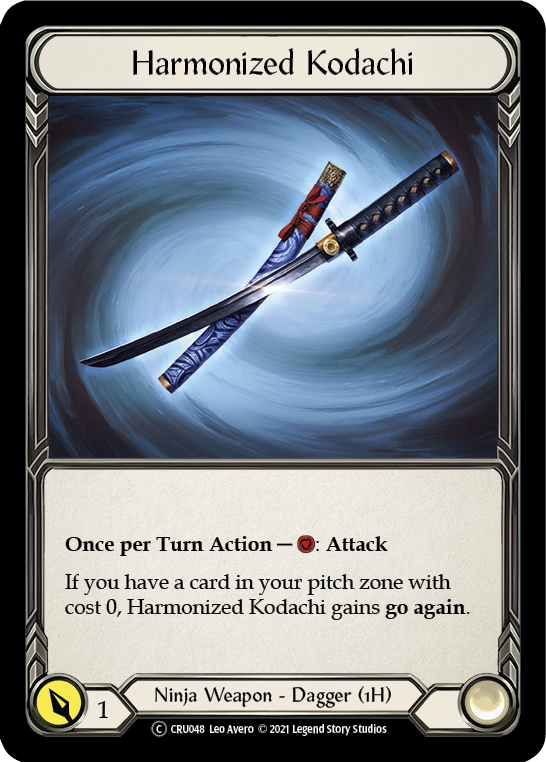 Harmonized Kodachi [U-CRU048] (Crucible of War Unlimited)  Unlimited Normal | Boutique FDB TCG