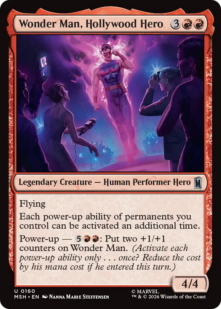 Wonder Man, Hollywood Hero [Marvel Super Heroes] | Boutique FDB TCG