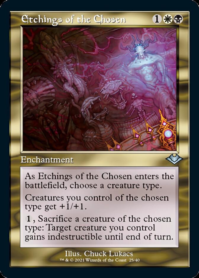 Etchings of the Chosen (Retro Foil Etched) [Modern Horizons] | Boutique FDB TCG