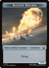 Ballistic Boulder // Food (0019) Double-Sided Token [Avatar: The Last Airbender Tokens] | Boutique FDB TCG