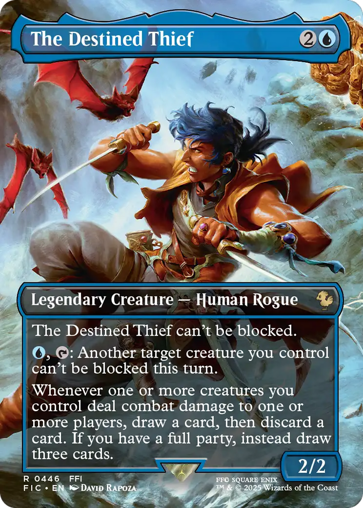 The Destined Thief (Borderless) [FINAL FANTASY Commander] | Boutique FDB TCG